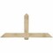 Ekena Millwork Eugene Rough Sawn Timber Gable Bracket, Douglas Fir, 72"W x 33"H x 6"D x 6"F, 11/12 Pitch GBW072X33X0606EUG00RDF - alternate 1